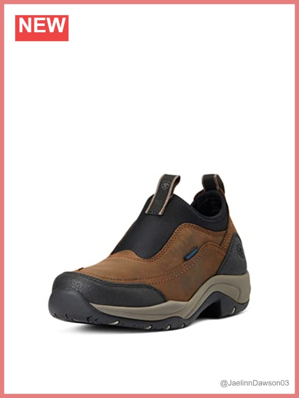 Women's Waterproof Leather Hiking Boots Ease Pull On